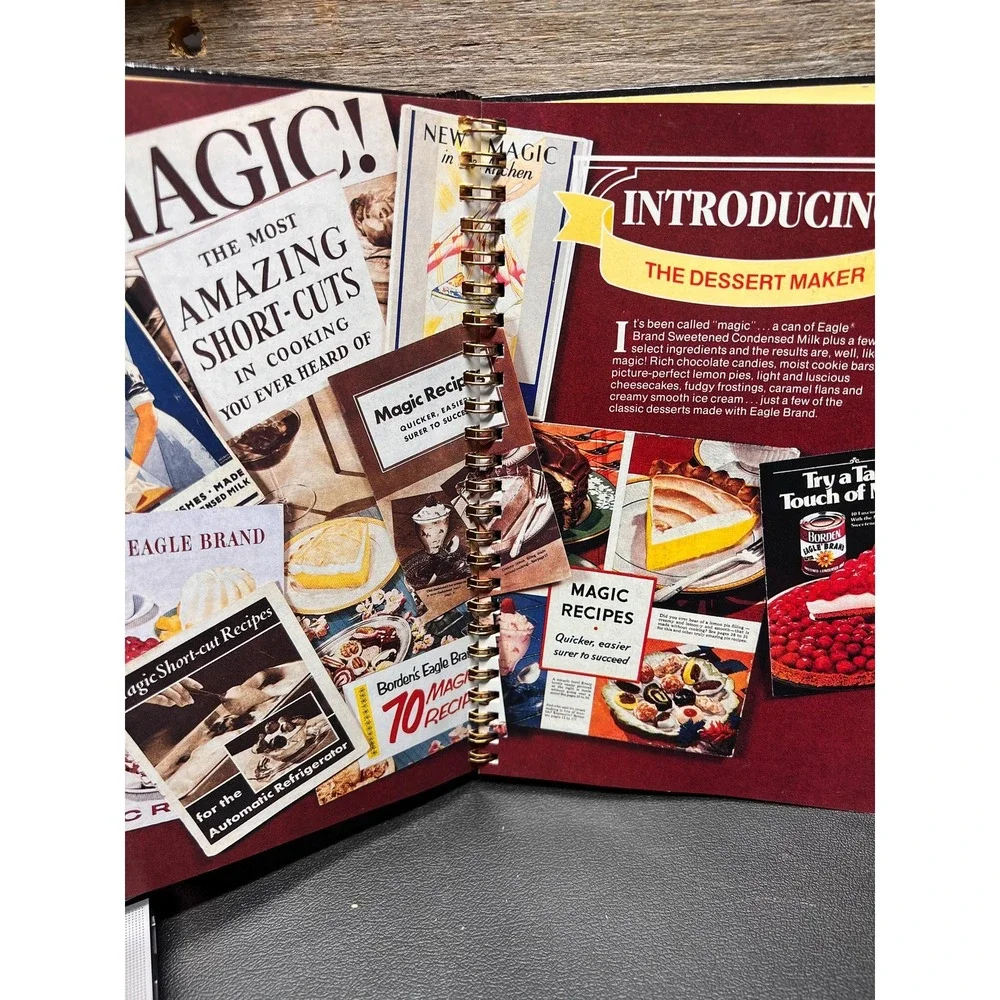 Classic‎ Desserts 1984 Vintage Eagle Brand Sweetened Condensed Milk Vtg Cookbook